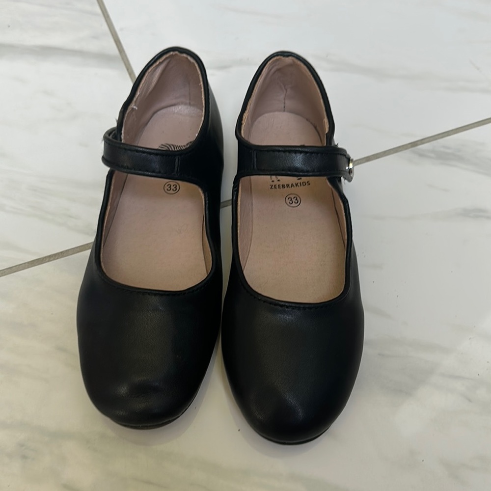Black Mary Janes Size 33